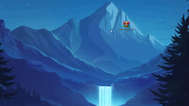 NANDFixPro – entpackter Ordner am PC (Platzhalter)