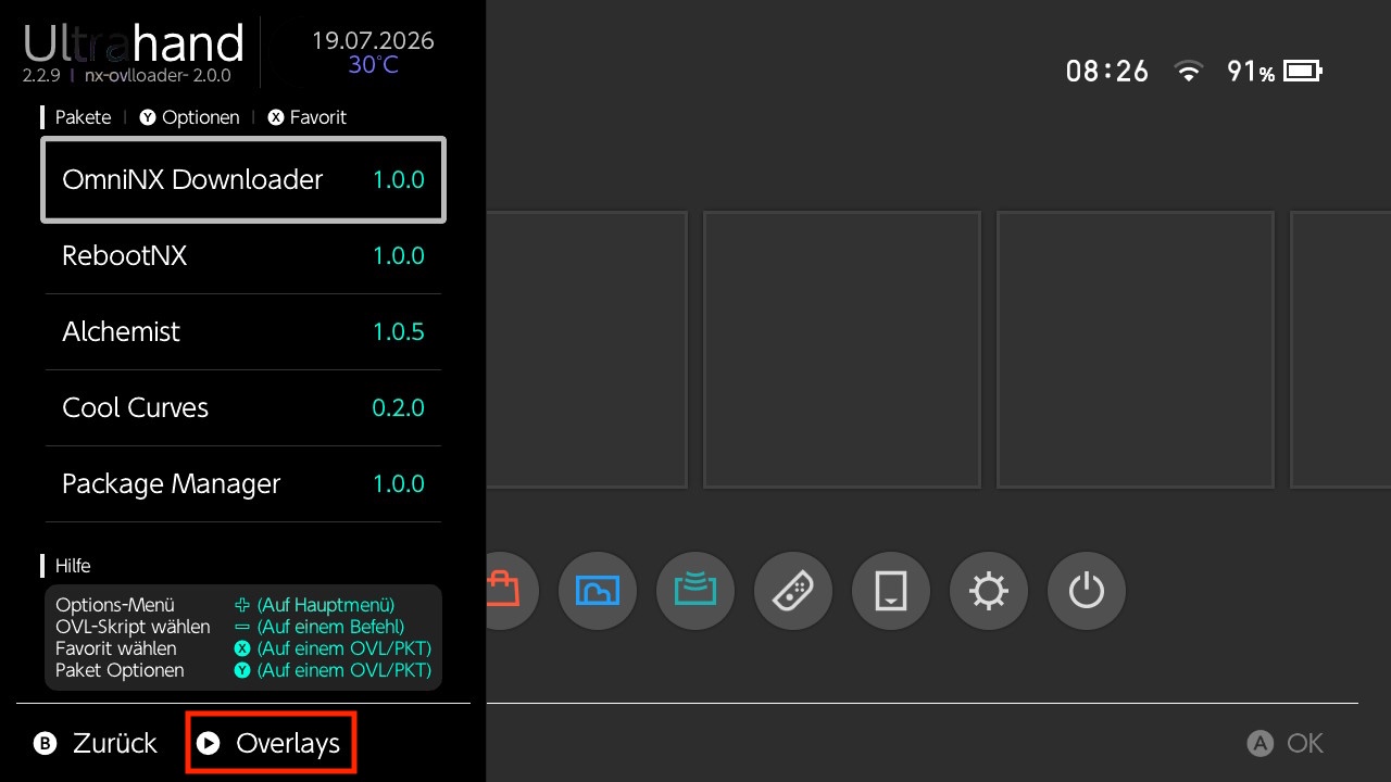 UltraHand – Pakete