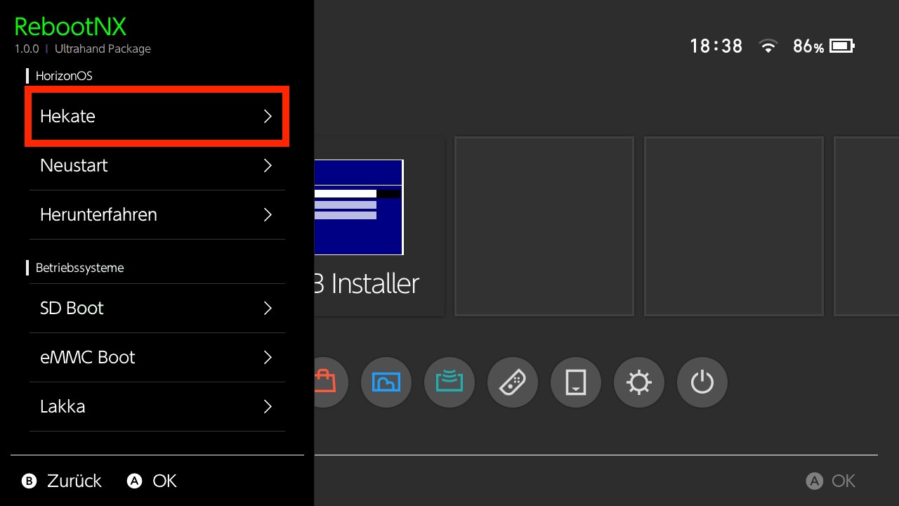 RebootNX – Hekate-Sektion